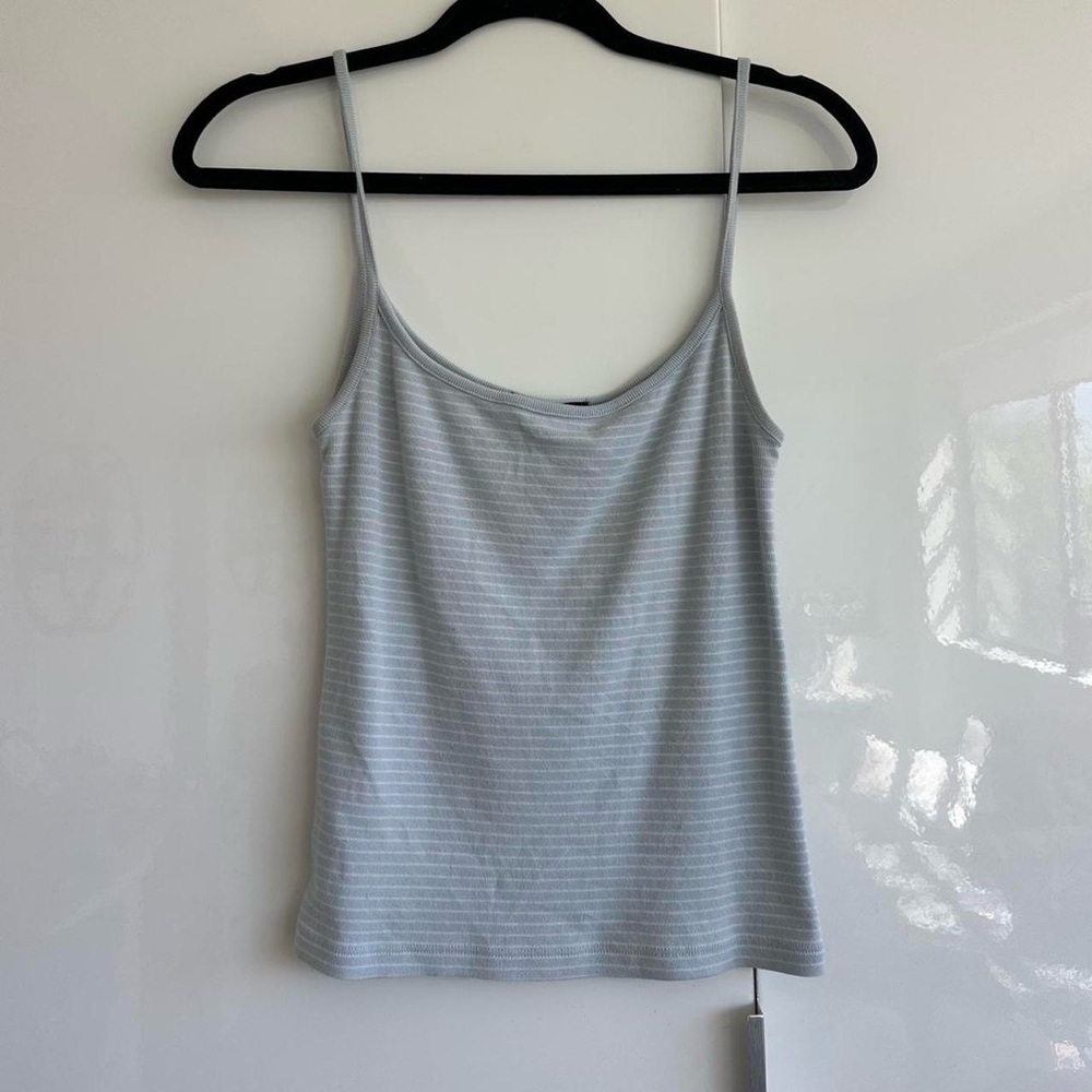 Brandy Melville Baby Blue Striped Tank!